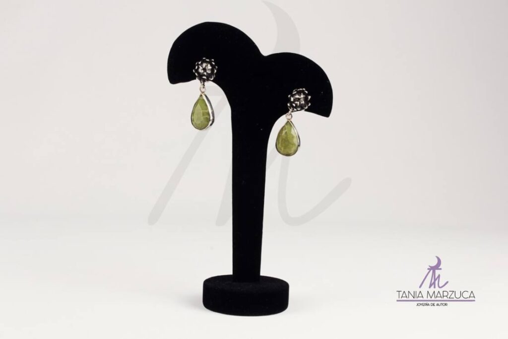 Aretes "Crisantemos" - Imagen 2