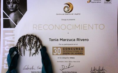 Reconocimiento del 30 Concurso Internacional de Diseño y Joyería