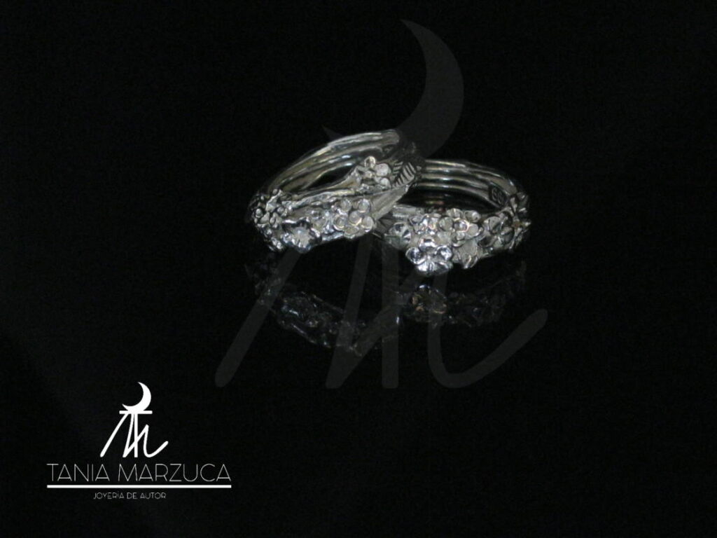 Anillos Primavera, "Faby/Lety"