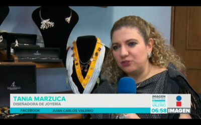 Tania Marzuca en Imagen Noticas con Juan Carlos Valerio