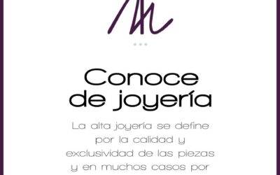 Conoce de Joyería