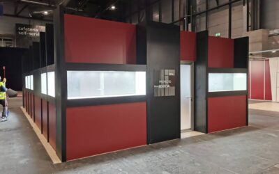 Proyecto Denísova, Montaje de stand